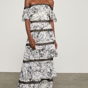 Brand new off the shoulder tiered dress